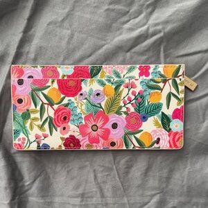 Rifle Paper Co. Floral Wallet in Pink, Green, Yellow, Red